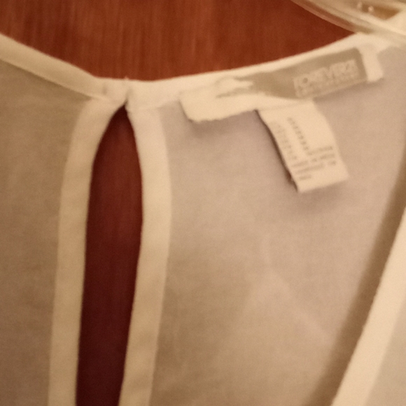 Women's Sheer Blouse Tank Top Size M - Picture 3 of 4